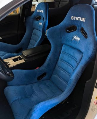 Blue Status Racing Seats